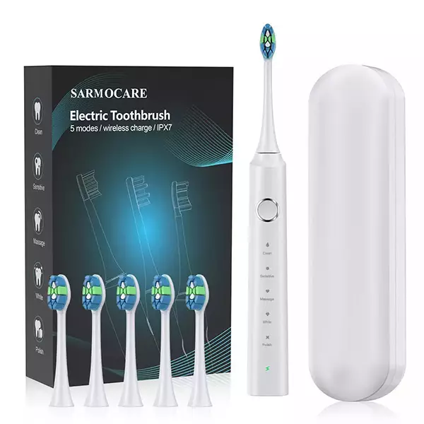 Intelligent Pressure Sensing Anti-splash, Ibewell Anti-splash Sonic Electric Toothbrush