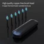 Anpassad USB uppladdningsbar sonisk tandborste med Smart Timer snabbladdning med hållare